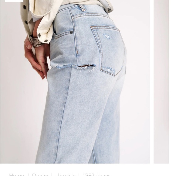 NWT One Teaspoon Light Wash High Rise Jeans Size 30 - Picture 3 of 16